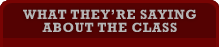 What they're saying about the class